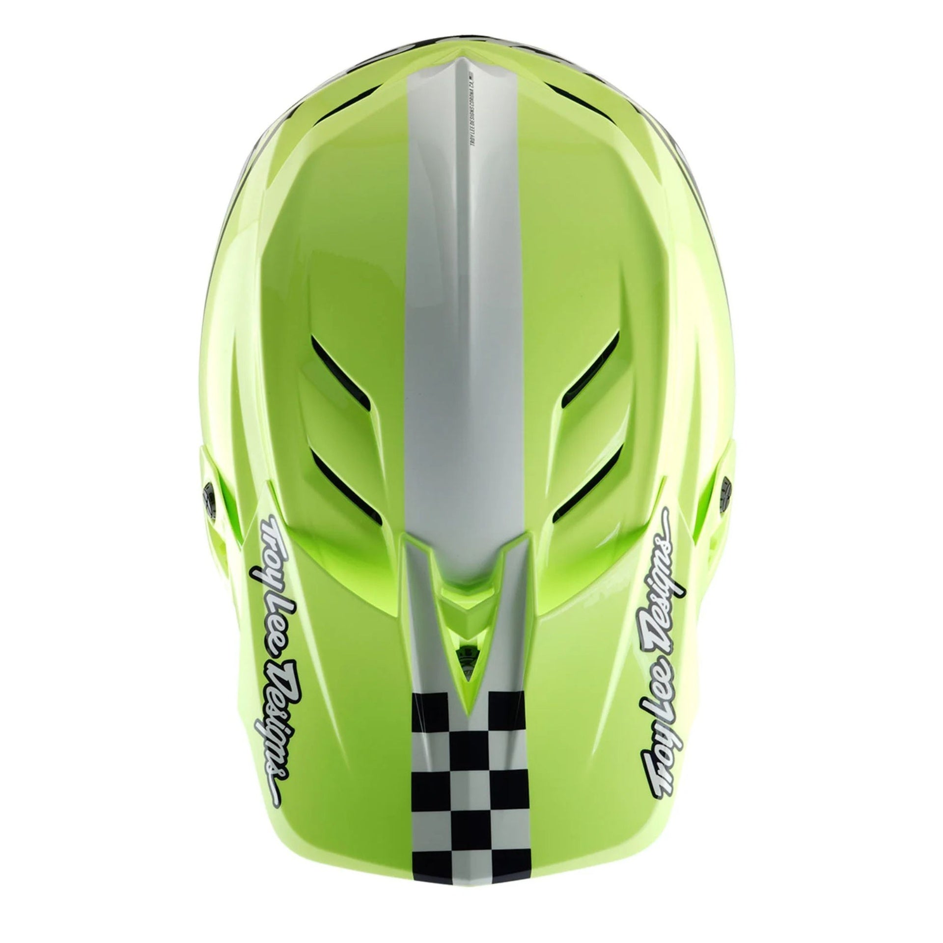 Casco Troy Lee Designs D4 Polyacrylite Fift50 Navy / Glo Yellow